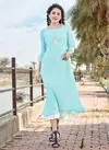 White Stone Pure Modal Viscose Khantil and Hand Work Kurti With Cotton Inner Designer Kurti Collection 4021-4025